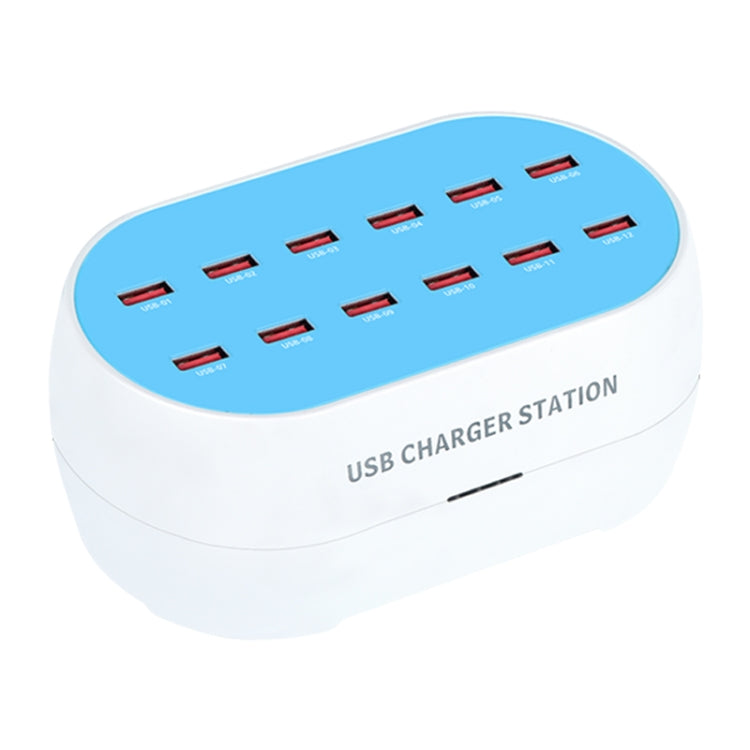 830-12 Stazione di ricarica intelligente multifunzione da 120 W 12 porte USB AC100-240 V, presa USA, 830-12 830-12 Stazione di ricarica intelligente multifunzione da 120 W 12 porte USB AC100-240 V, presa USA, 830-12